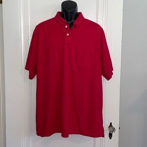 ‎Saddlebred Comfort Flex red polo shirt